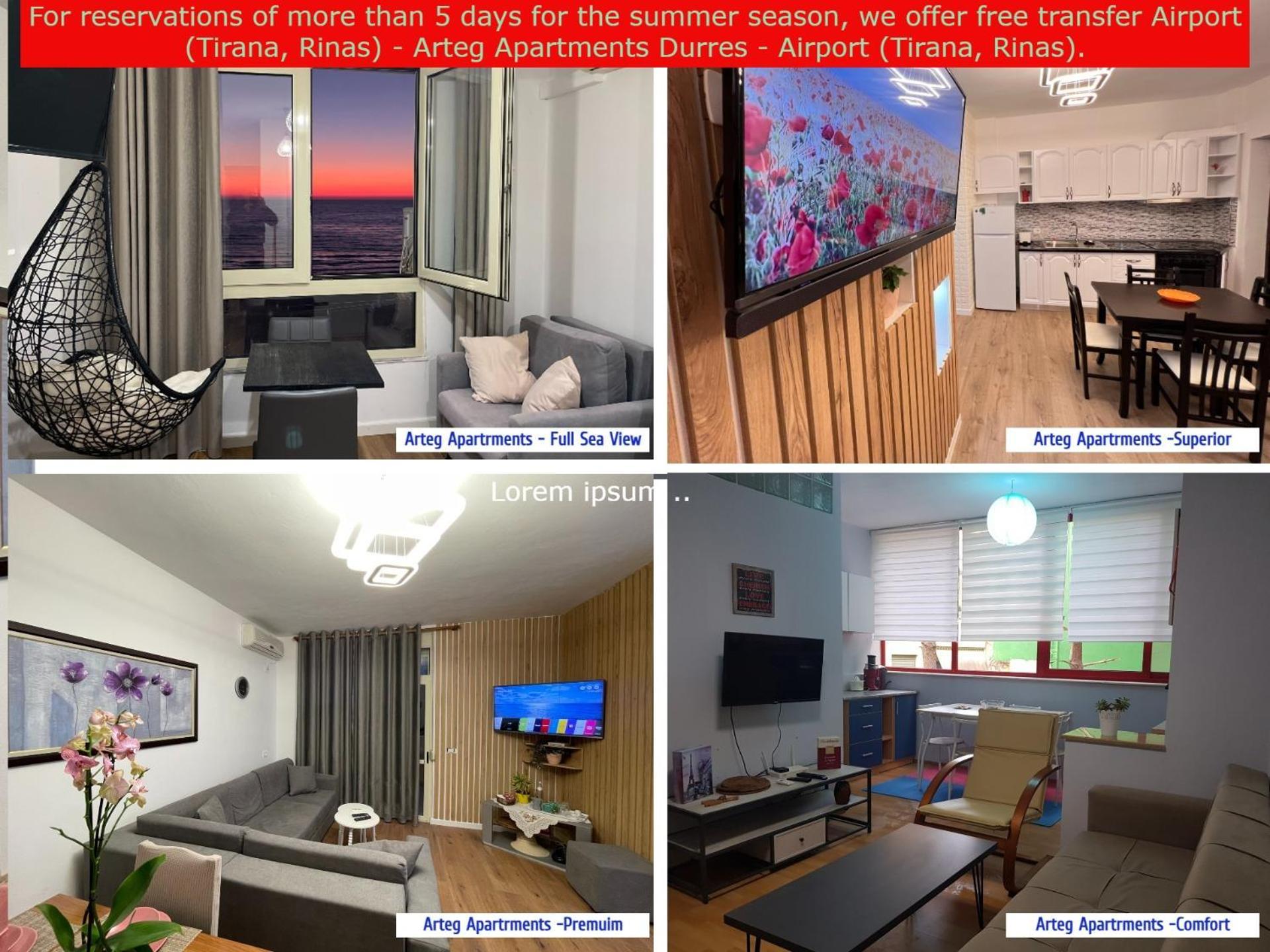 Arteg Apartments Durrës Buitenkant foto